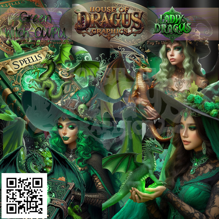 (image for) HODGLD-Green Witch CU Pack